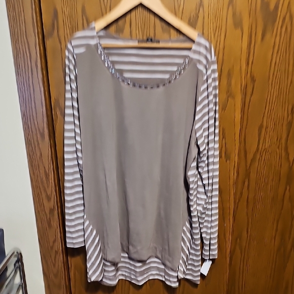 French Laundry Womens 3X PLUS Long Sleeve Tee - Picture 1 of 4
